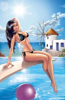 Skinny milf in a